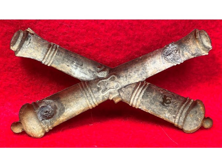 Artillery "Crossed Cannons" Hat Insignia - High Quality