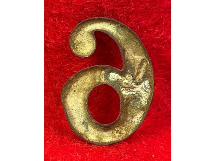 Regimental Number "6" or "9" - Small Size