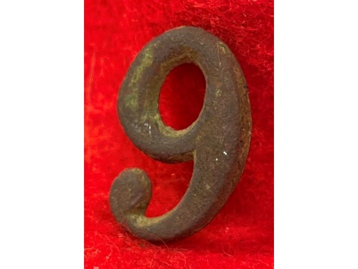 Regimental Number "6" or "9" - Small Size