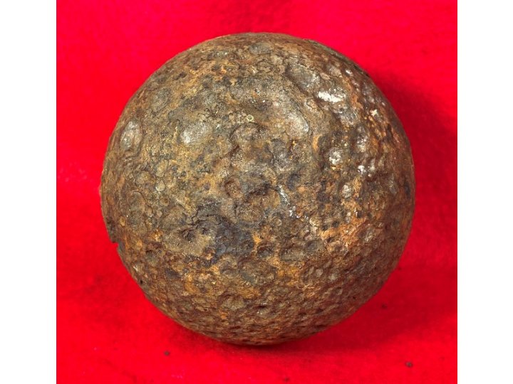 Confederate-6 Pounder "Side-Loader" Case-Shot - Lead Side-Plug