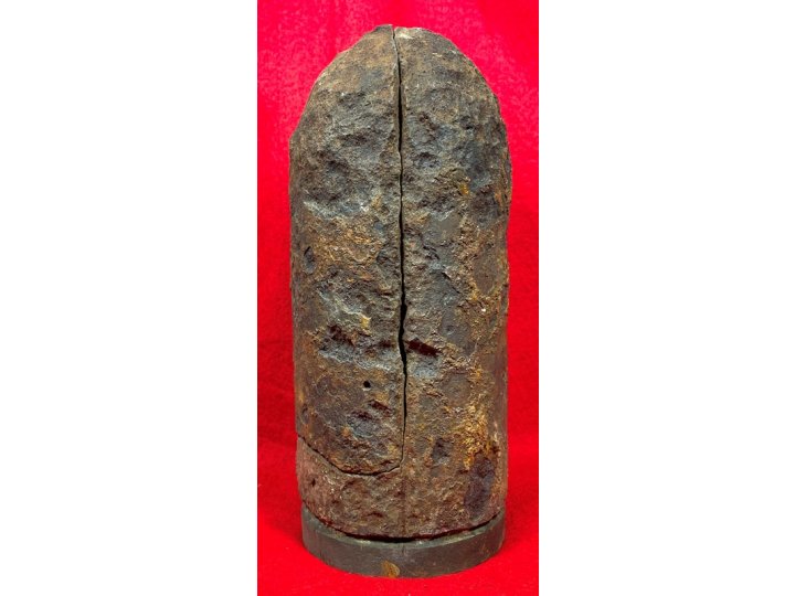 Confederate 3.5-Inch "Long Pattern" Read-Parrott Case-Shot with Star Cavity
