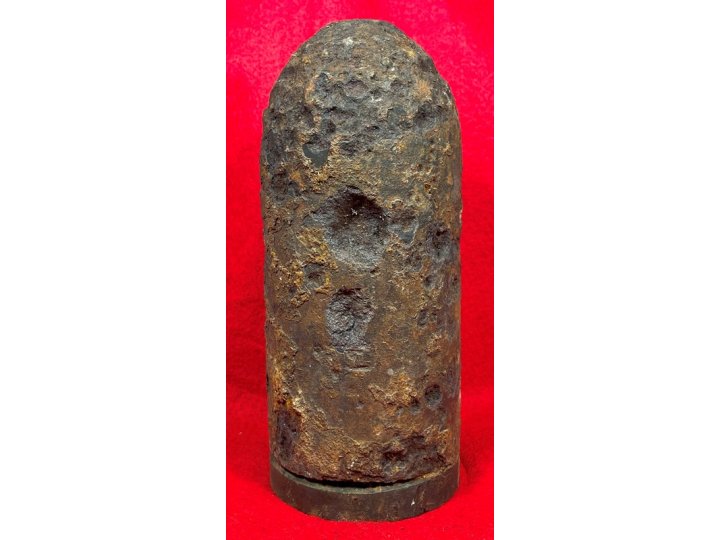 Confederate 3.5-Inch "Long Pattern" Read-Parrott Case-Shot with Star Cavity