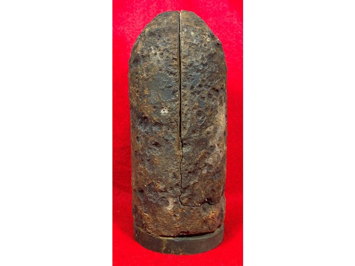 Confederate 3.5-Inch "Long Pattern" Read-Parrott Case-Shot with Star Cavity