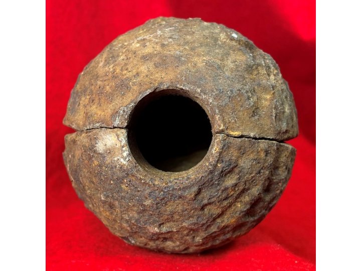 Confederate 3.5-Inch "Long Pattern" Read-Parrott Case-Shot with Star Cavity