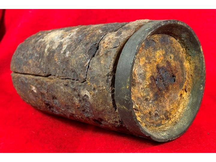 Confederate 3.5-Inch "Long Pattern" Read-Parrott Case-Shot with Star Cavity