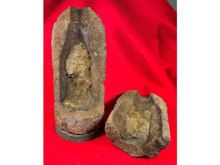 Confederate 3.5-Inch "Long Pattern" Read-Parrott Case-Shot with Star Cavity