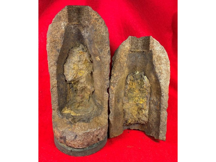 Confederate 3.5-Inch "Long Pattern" Read-Parrott Case-Shot with Star Cavity