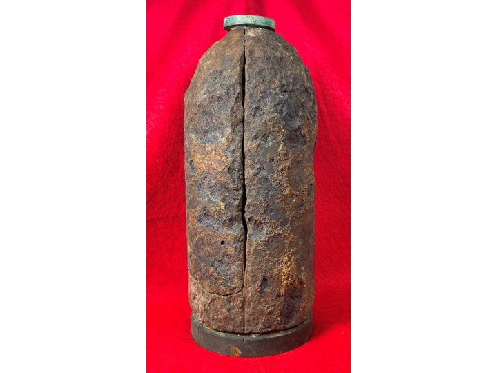 Confederate 3.5-Inch "Long Pattern" Read-Parrott Case-Shot with Star Cavity