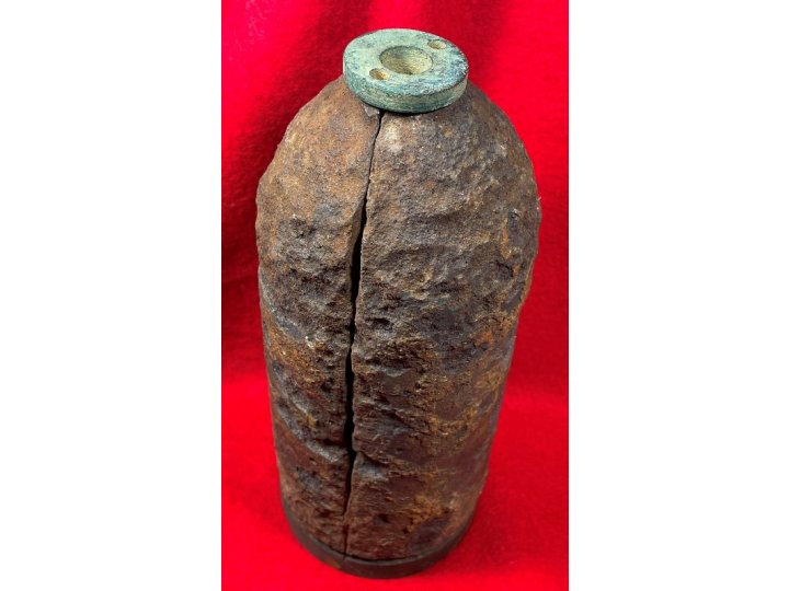 Confederate 3.5-Inch "Long Pattern" Read-Parrott Case-Shot with Star Cavity