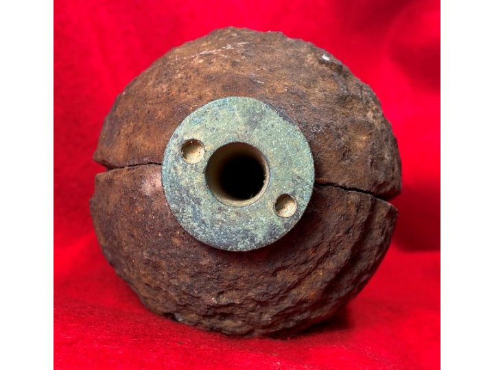 Confederate 3.5-Inch "Long Pattern" Read-Parrott Case-Shot with Star Cavity