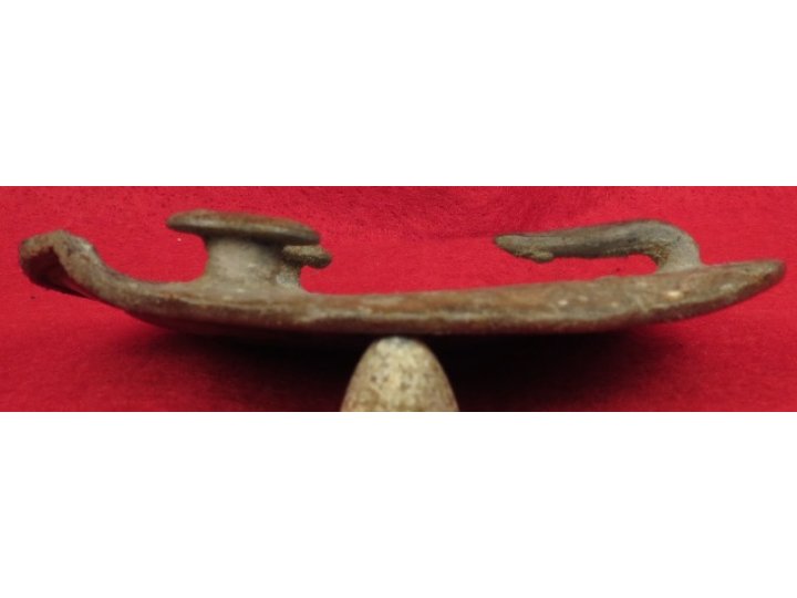 A Maker Marked US Belt Plate - Marked "E. GAYLORD" & Carved Letter "H"