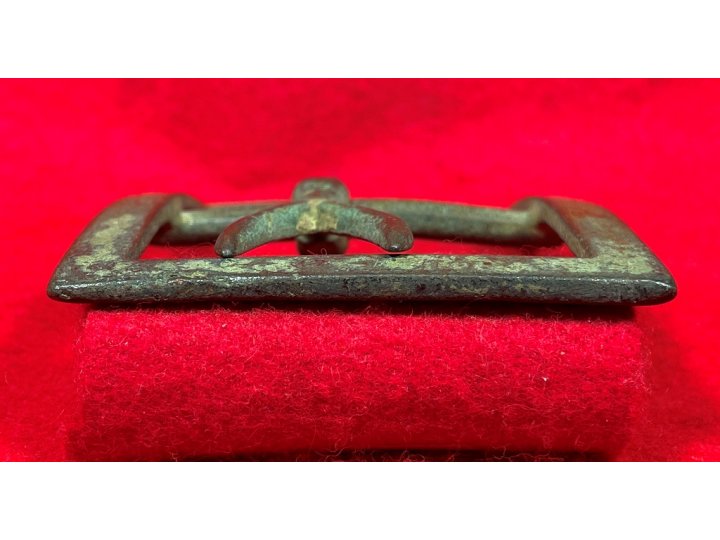 Confederate "Forked Tongue" Frame Waist Belt Buckle - Large Size - High Quality