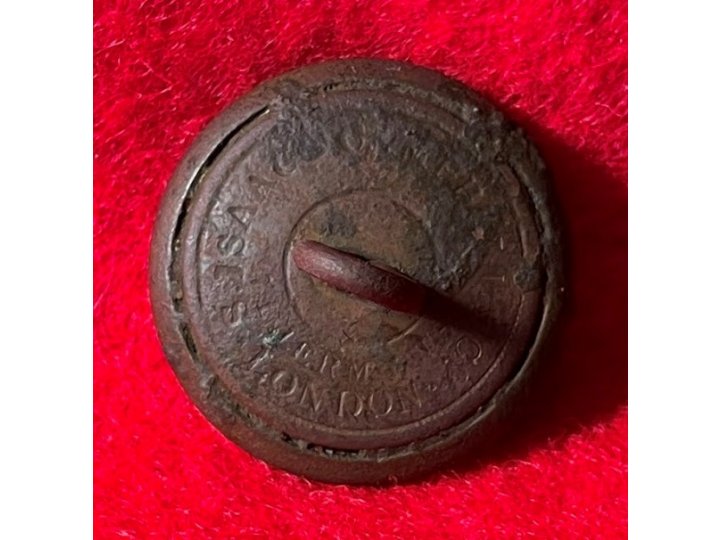 Confederate Infantry Coat Button - "Script I"