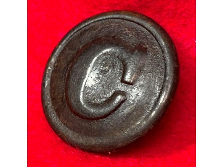Confederate Cavalry Coat Button - Rare Type - CS 142