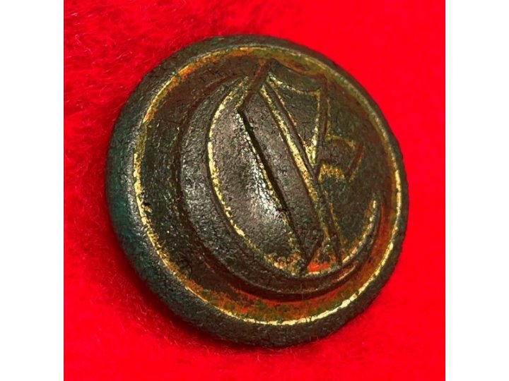 Confederate Engineers Coat Button