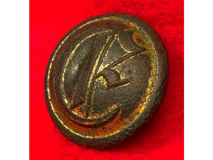 Confederate Engineers Coat Button
