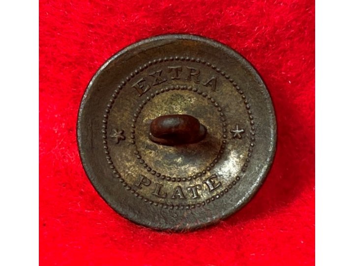 Virginia State Seal Militia Coat Button - Silvered