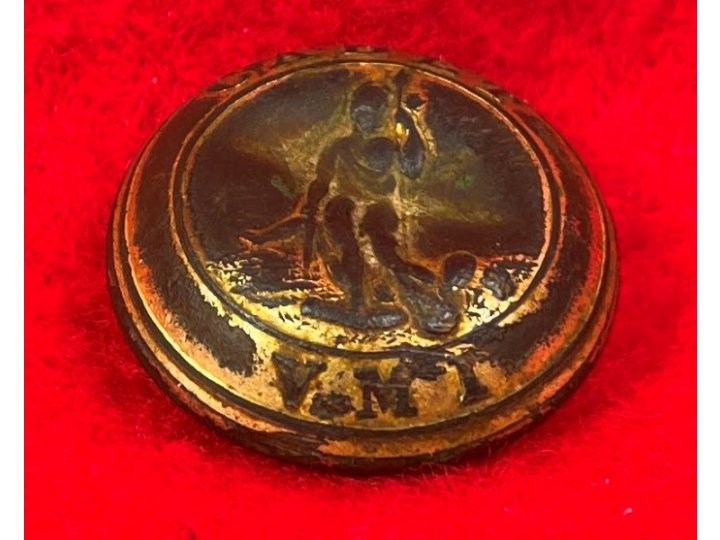 Virginia Military Institute Cadet Coat Button - High Dome 