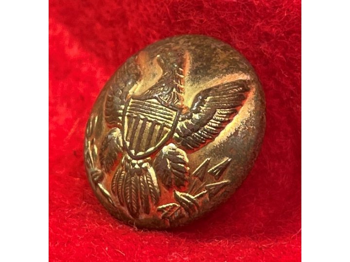 Federal Geneal Service Eagle Coat Button - Gilt & Thread