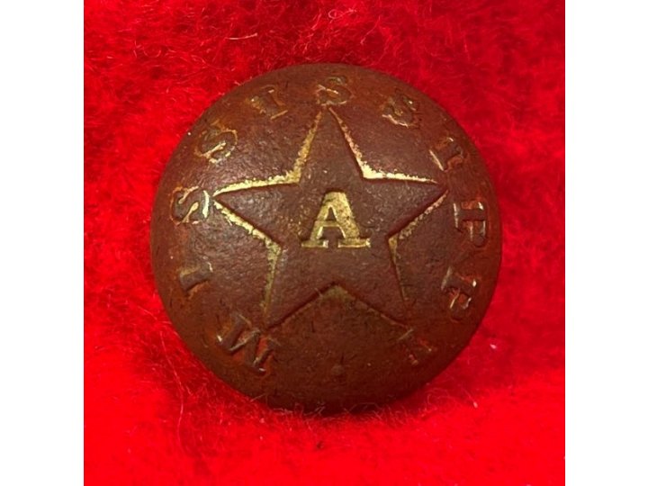 Mississippi Artillery Coat Button