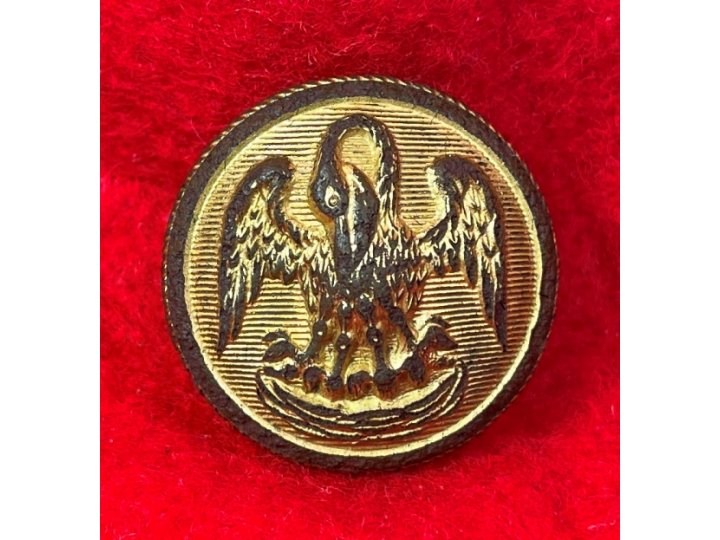 Louisiana State Seal Coat Button