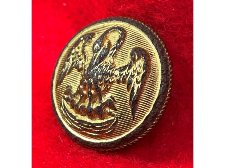 Louisiana State Seal Coat Button