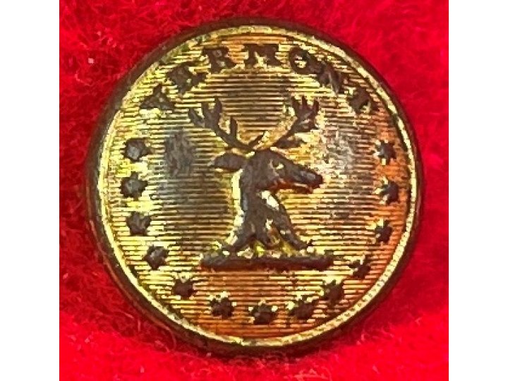 Vermont State Seal Cuff Button