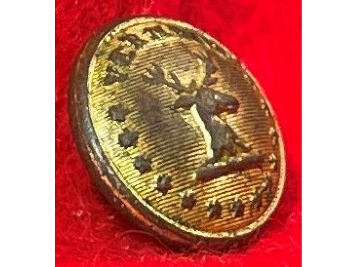 Vermont State Seal Cuff Button