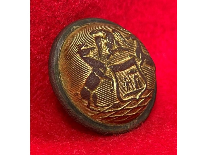 Michigan State Seal Coat Button