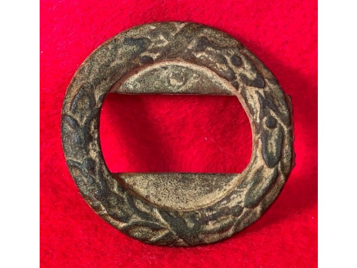 Confederate Wreath for Two-Piece Tongue & Wreath Belt Buckle