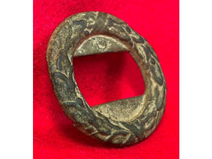 Confederate Wreath for Two-Piece Tongue & Wreath Belt Buckle