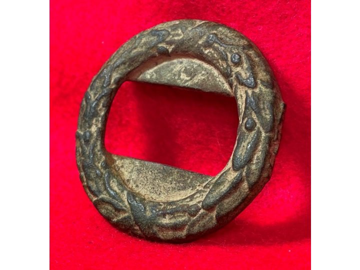 Confederate Wreath for Two-Piece Tongue & Wreath Belt Buckle
