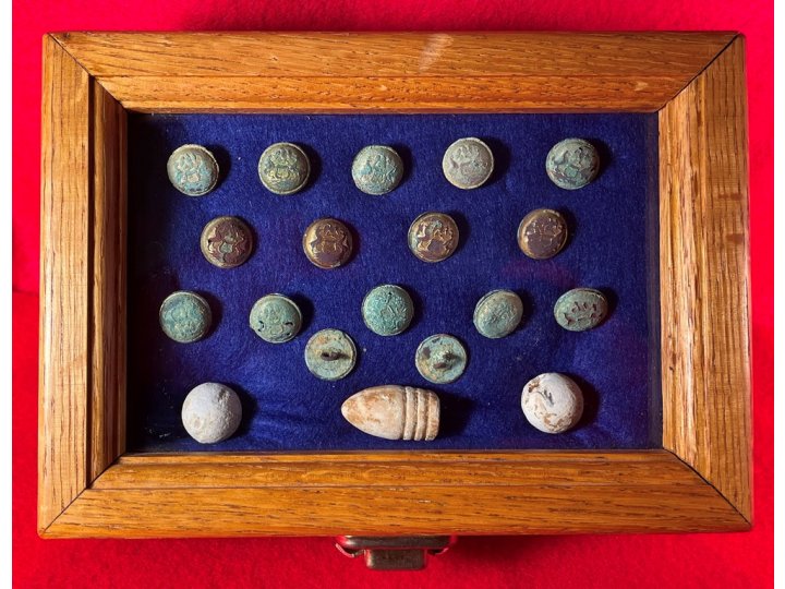 Michigan Cuff Button Display - Malvern Hill
