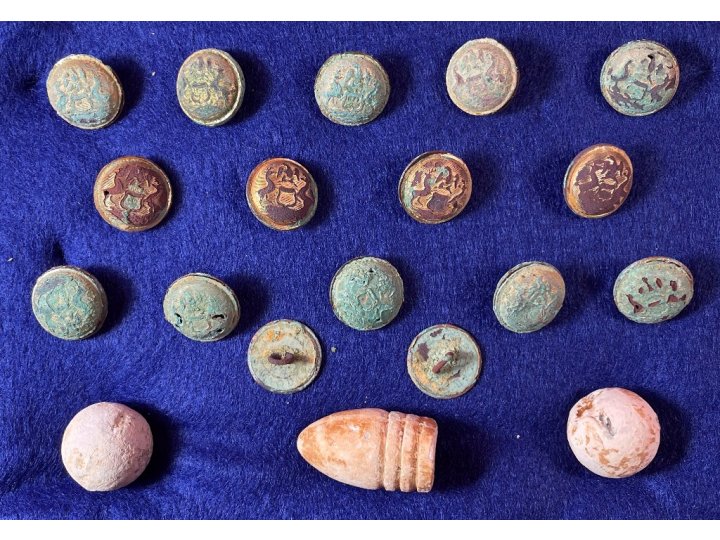 Michigan Cuff Button Display - Malvern Hill