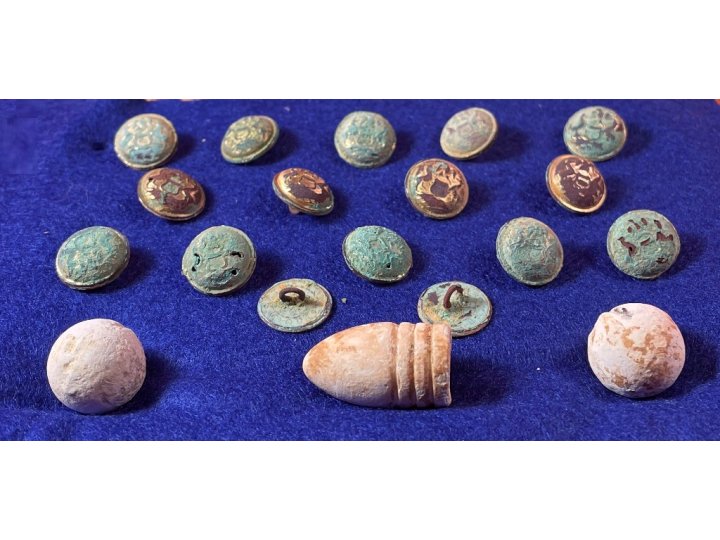 Michigan Cuff Button Display - Malvern Hill