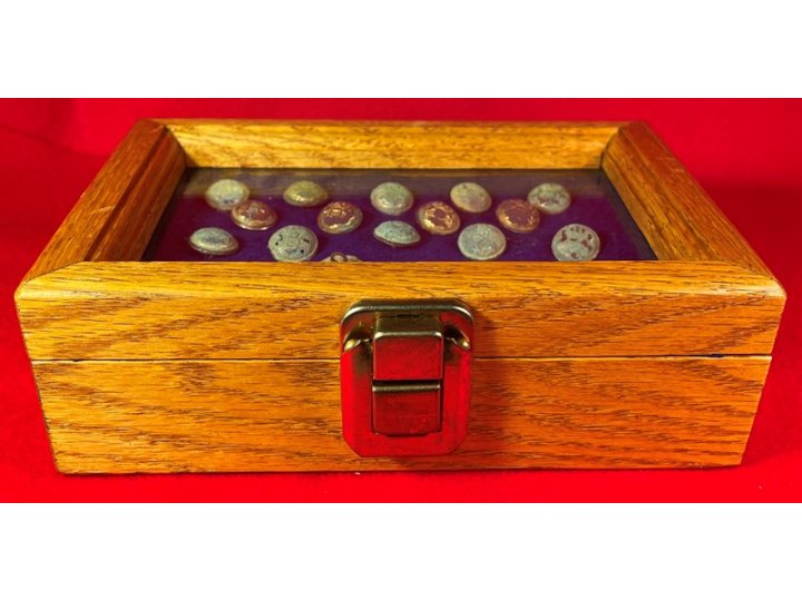 Michigan Cuff Button Display - Malvern Hill