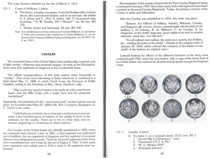 Record of American Uniform and Historical Buttons - Bicentennial Edition