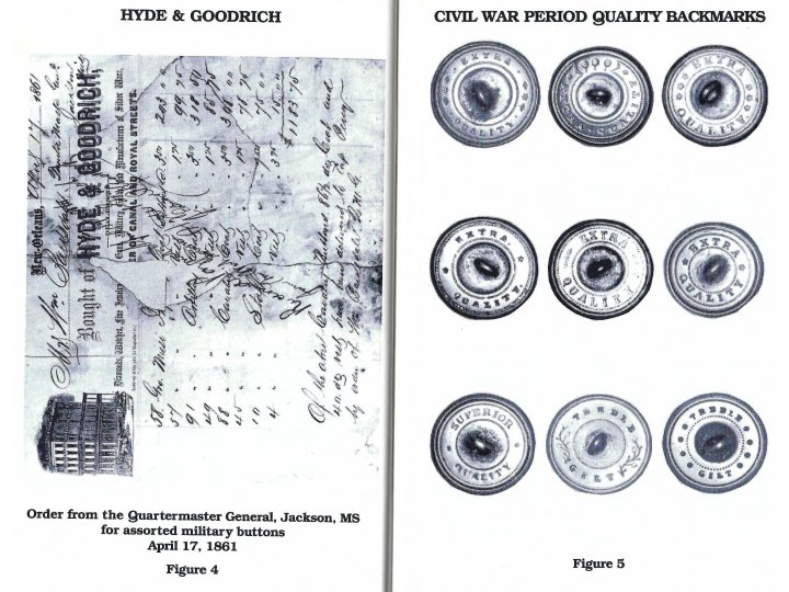 American Military Button Makers and Dealers; Their Backmarks & Dates - 1996 Enlarged Edition