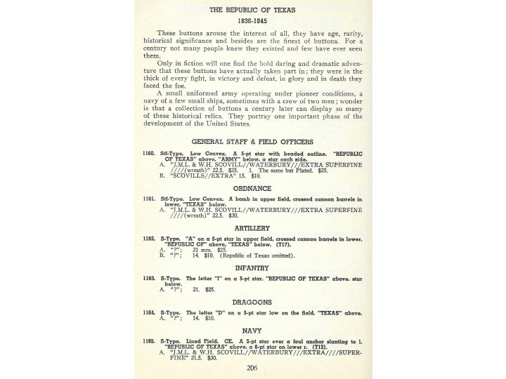 Uniform Buttons American Armed Forces 1784-1948 - Volumes I & II