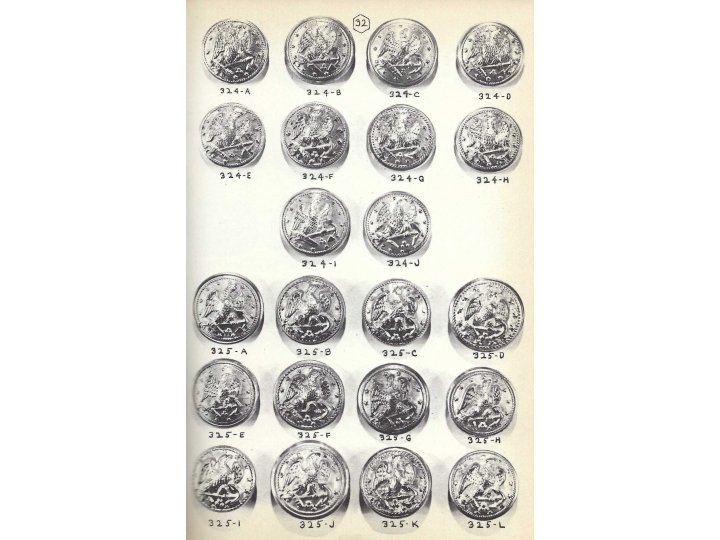 Uniform Buttons American Armed Forces 1784-1948 - Volumes I & II