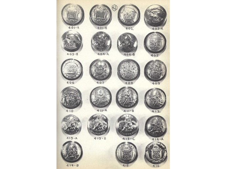 Uniform Buttons American Armed Forces 1784-1948 - Volumes I & II