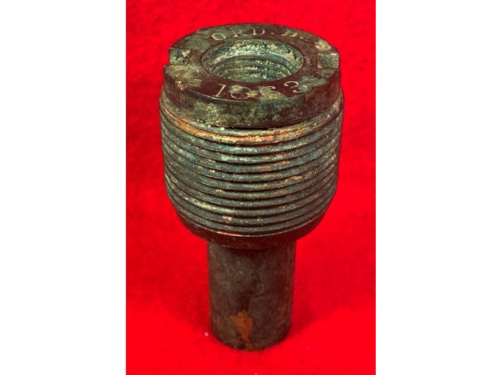 Federal Naval Watercap Fuze - Dated 1863