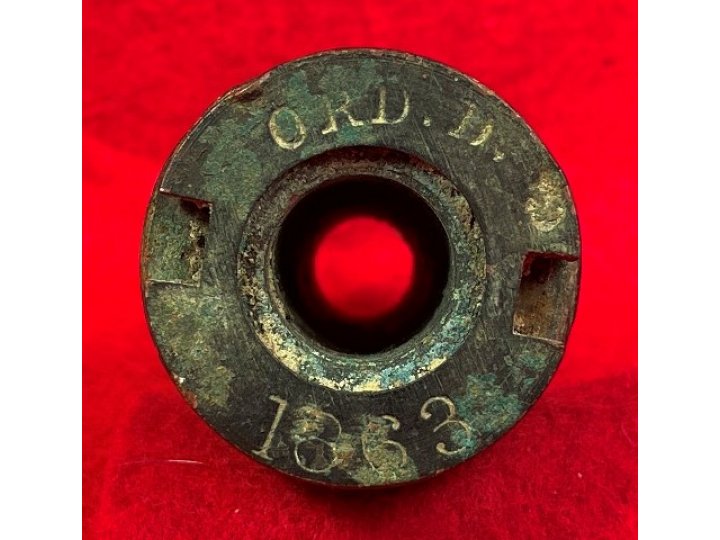 Federal Naval Watercap Fuze - Dated 1863
