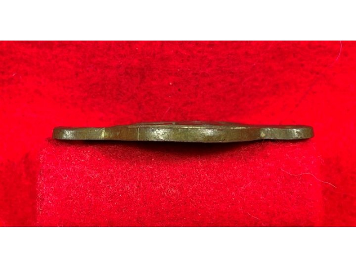 Rare Federal Bridle Bit Boss Insignia - Company E 2nd Cavalry
