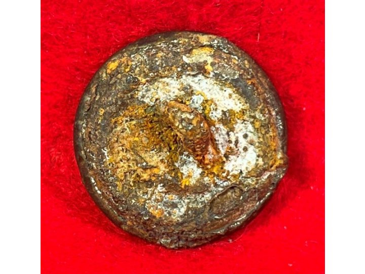 Confederate Block Infantry Coat Button - Narrow Block "I"