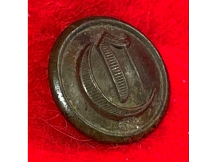 Confederate Cavalry Cuff Button - "Script C"