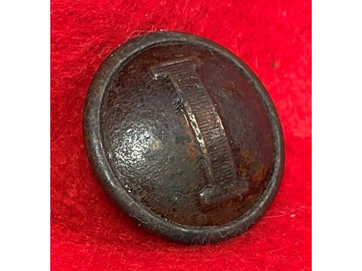 Confederate Lined Infantry Coat Button - "P. TAIT"