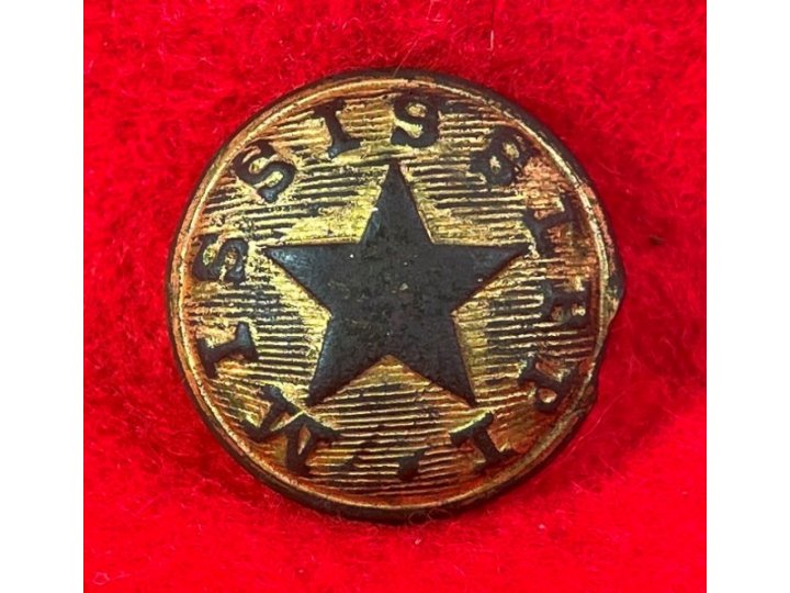 Mississippi Militia Coat Button