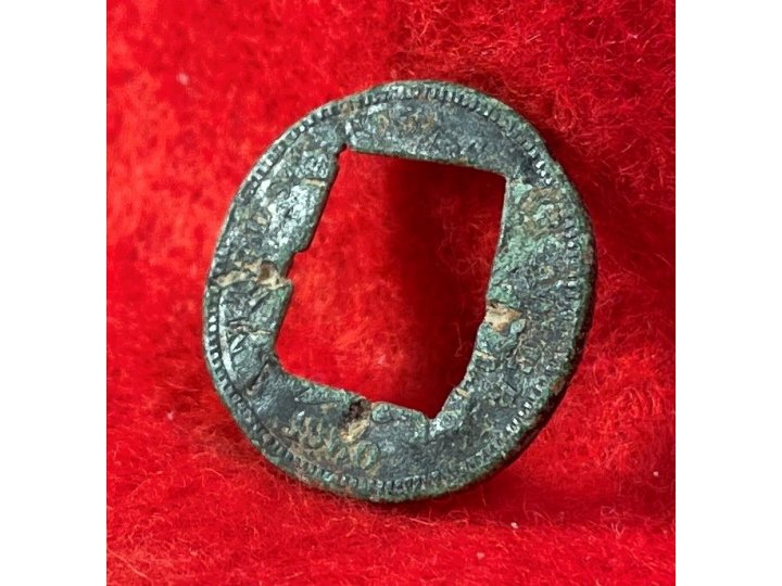 Carved Indian Head Cent Dated 1860