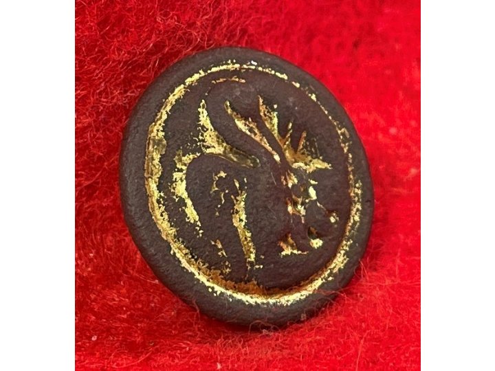 Louisiana State Seal Cuff Button - Confederate Copy